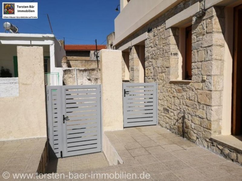 Vassilika Anogeia Kreta, Vassilika Anogeia, Natursteinhaus mit 3 Wohnungen Grundstück kaufen